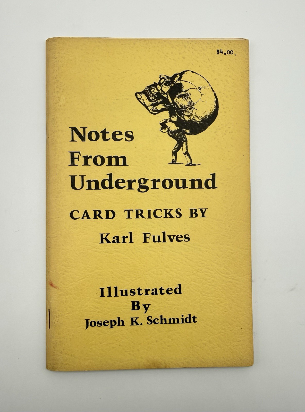 1973 Karl Fulves Notes From Underground Card Tricks Vintage Magic Book Gutenberg 1973 Karl Fulves Notes From Underground Card Tricks Vintage Magic Book Gutenberg