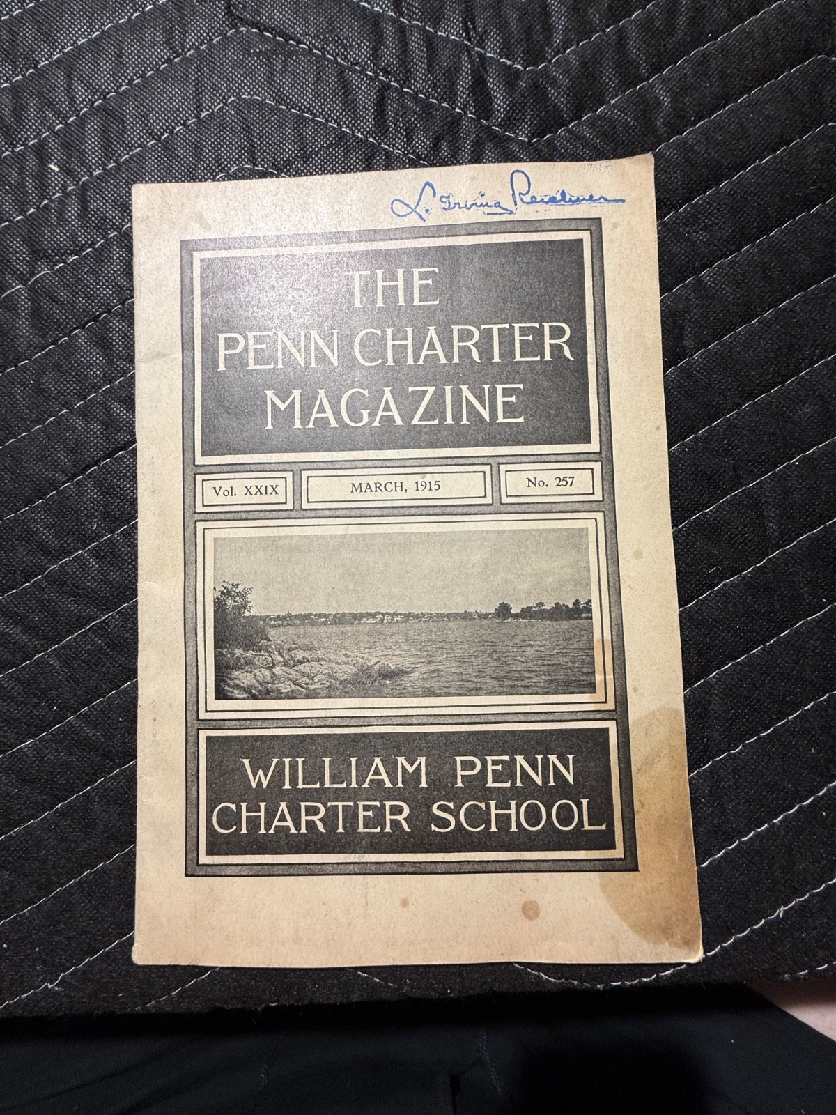 Vintage Penn Charter Magazine 1915