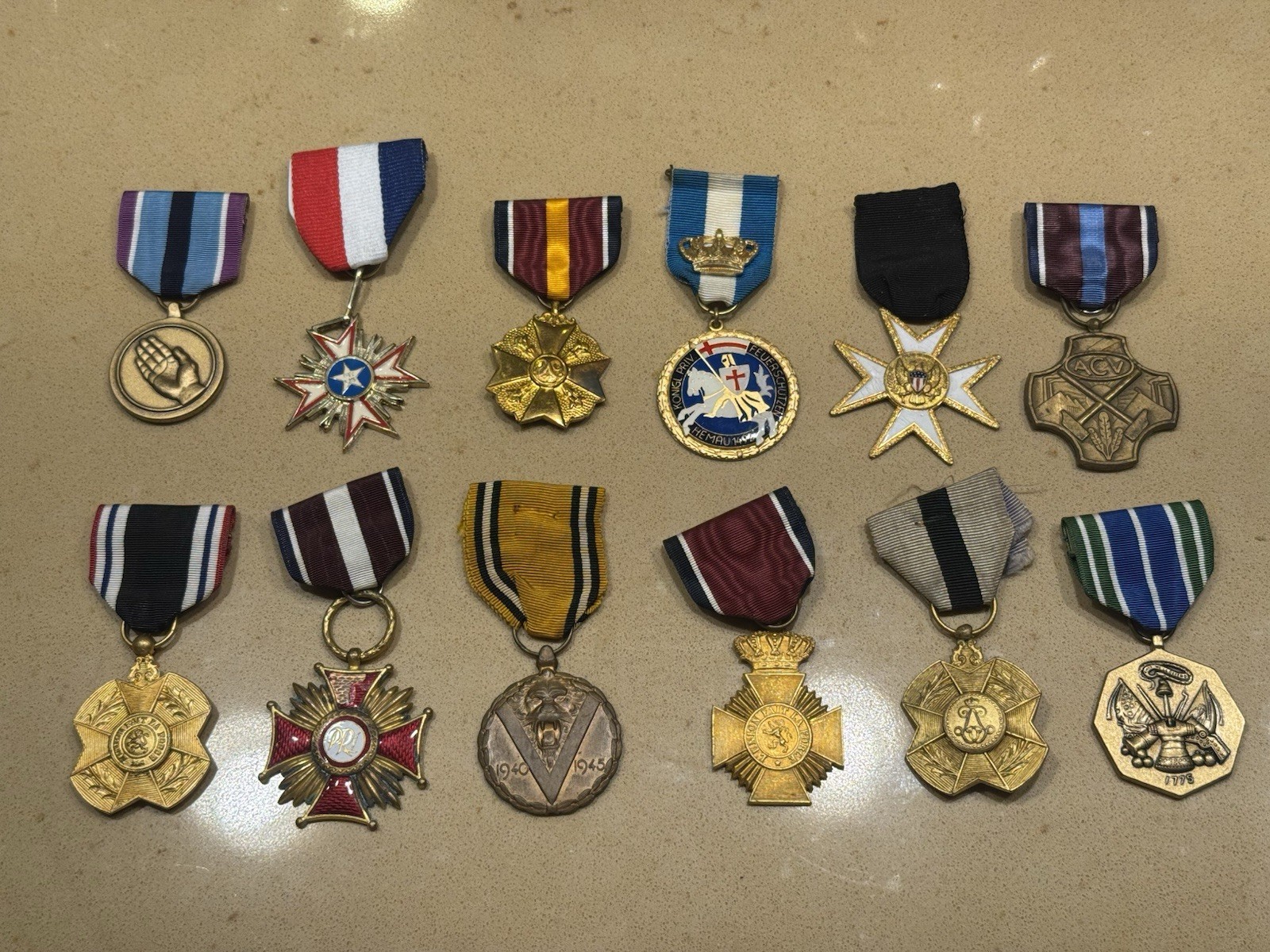 Vintage Military & Fraternal Medal Lot of 12 Mixed Awards Medals Badges Vintage Military & Fraternal Medal Lot of 12 Mixed Awards Medals Badges