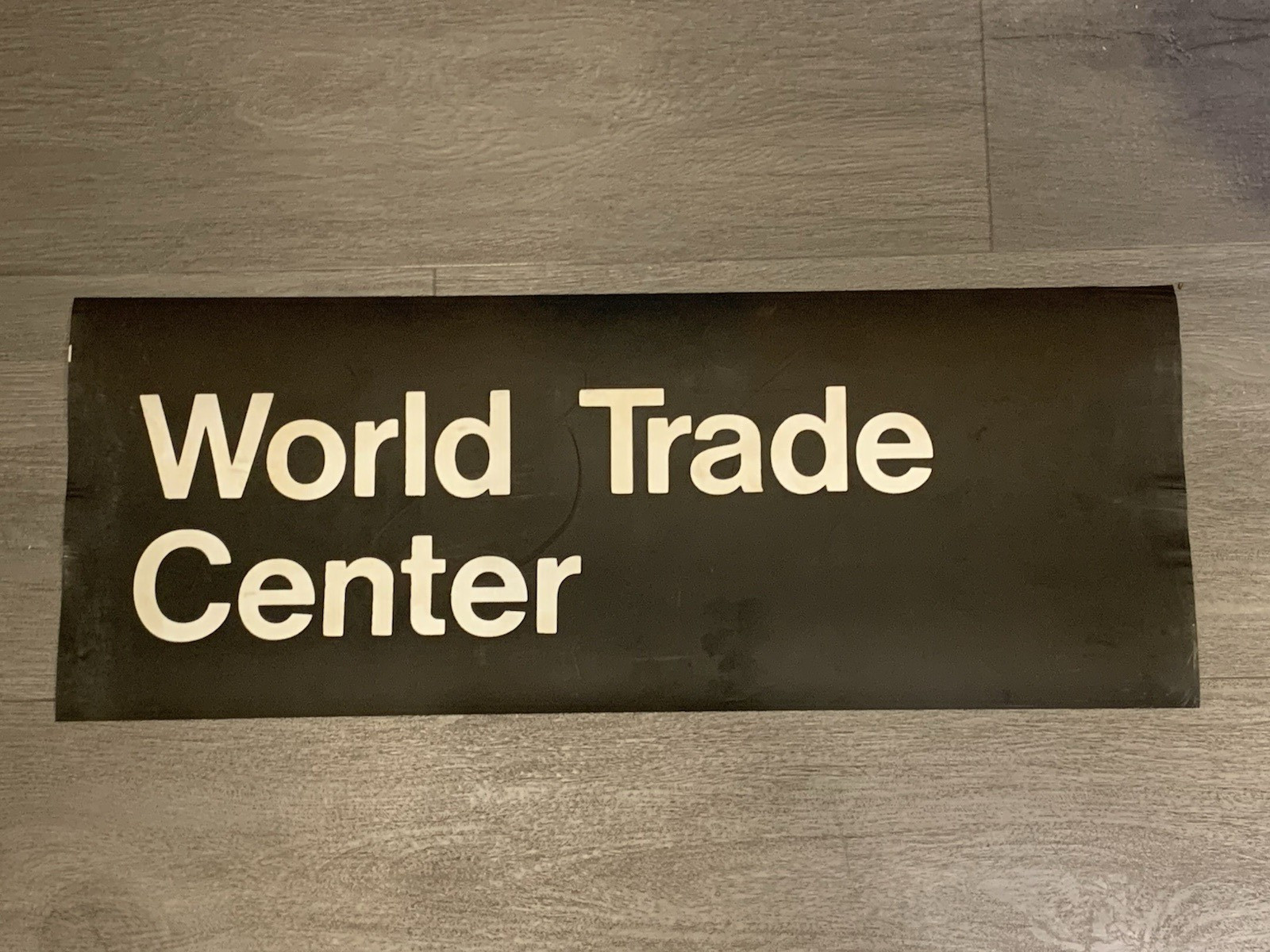 NYC SUBWAY ROLL SIGN WORLD TRADE CENTER FINANCIAL DISTRICT WALL STREET MANHATTAN NYC SUBWAY ROLL SIGN WORLD TRADE CENTER FINANCIAL DISTRICT WALL STREET MANHATTAN