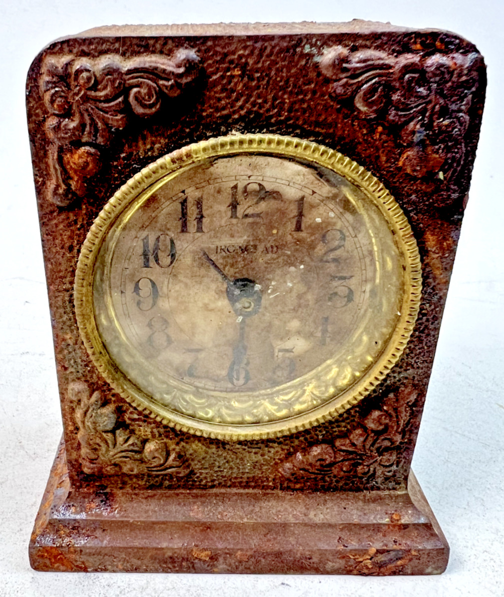 Antique Western Clock Mfg. Co. Ironclad Alarm Clock