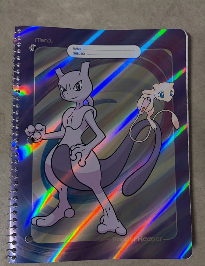 Pokemon X Target Mead Mewtwo Notebook NEW Pokemon X Target Mead Mewtwo Notebook NEW