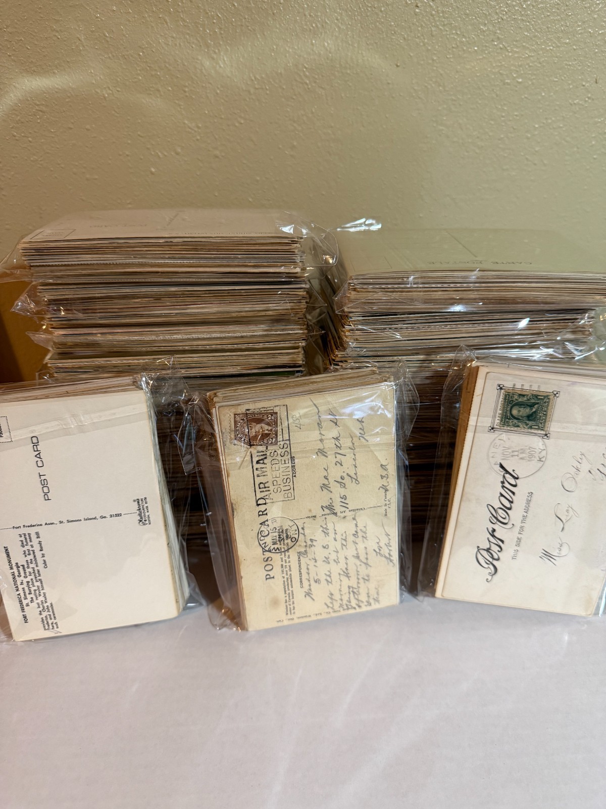50 Vintage Pre-Linen Postcards Mixed Collector Lot 1907-1939 50 Vintage Pre-Linen Postcards Mixed Collector Lot 1907-1939