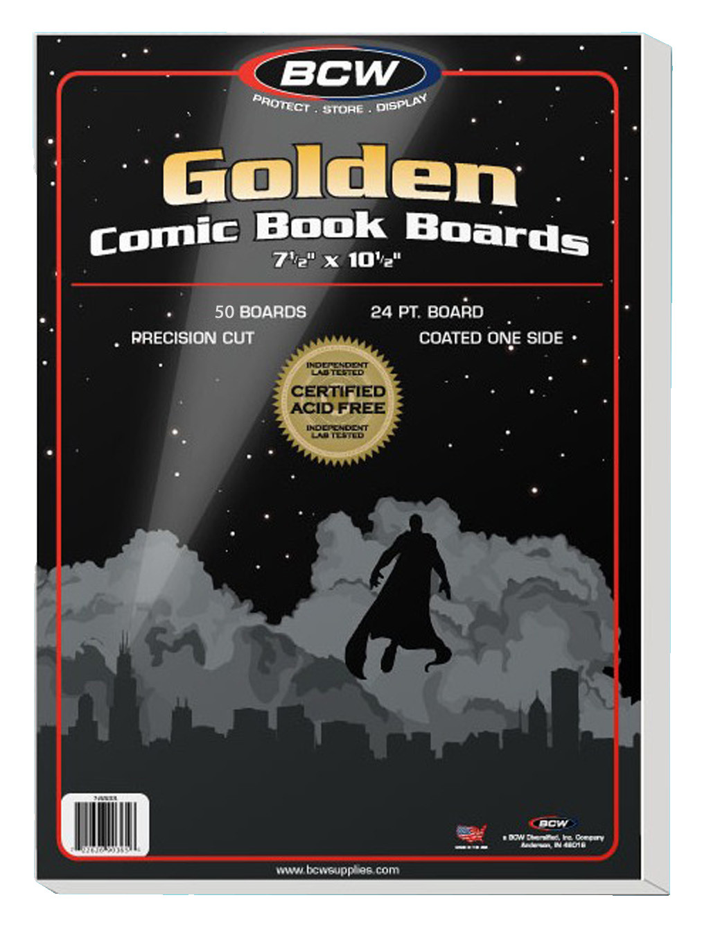 50 BCW Golden Age Comic Book Backing Boards Storage White Backer Acid Free 50 BCW Golden Age Comic Book Backing Boards Storage White Backer Acid Free
