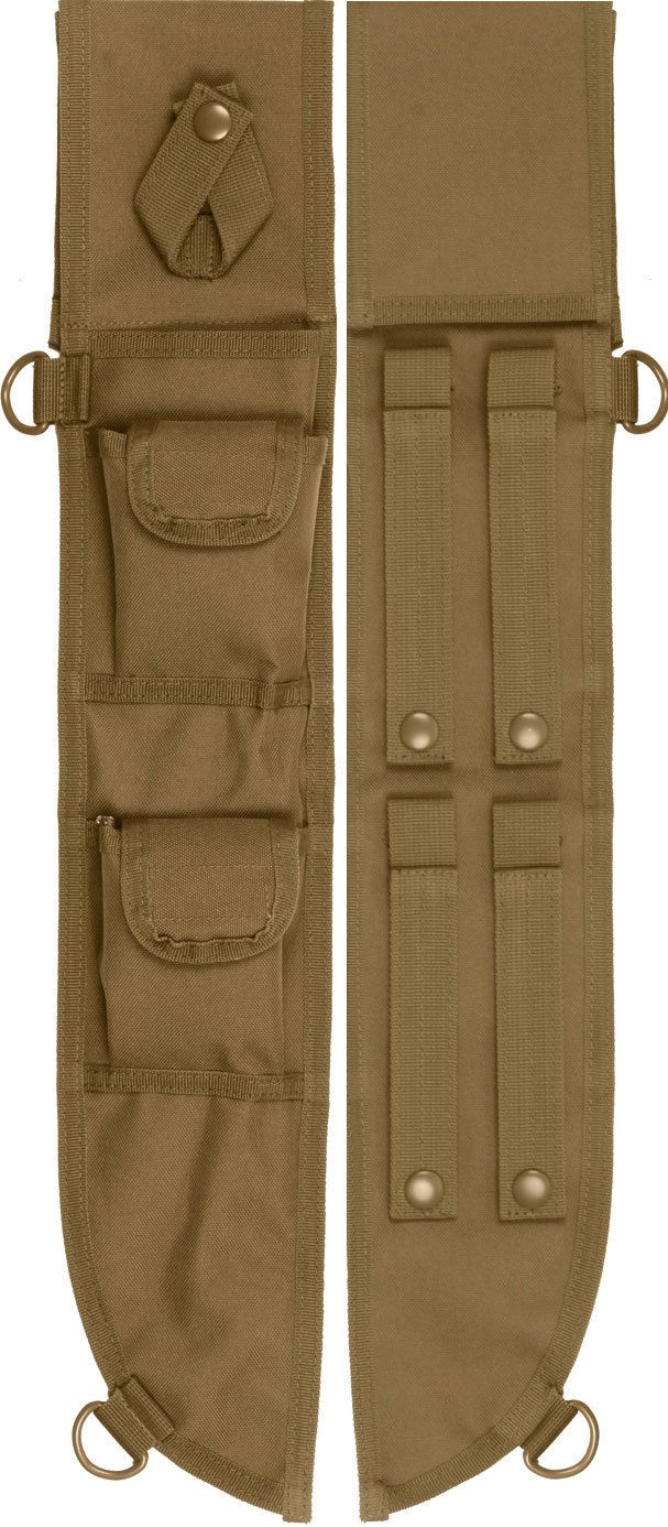 Coyote Brown Tactical MOLLE Machete Sheath Case Cover 18" Coyote Brown Tactical MOLLE Machete Sheath Case Cover 18"