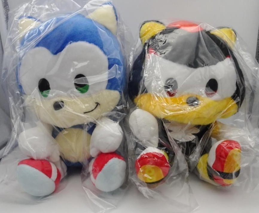 Sonic the Hedgehog Sonic & and Friends Plush Sonic & Shadow M Set of 2 NEW 2024 Sonic the Hedgehog Sonic & and Friends Plush Sonic & Shadow M Set of 2 NEW 2024