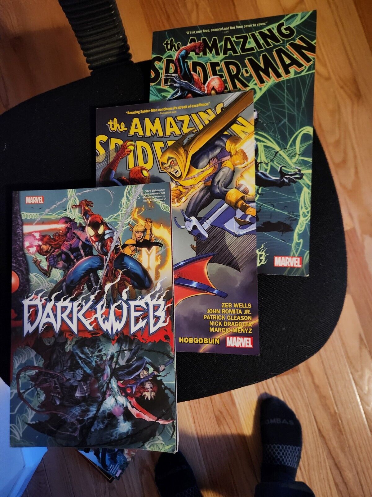 MARVEL DARK WEB TPB & Amazing Spider-Man Vol. 3: Hobgoblib & Vol. 4: Dark Web