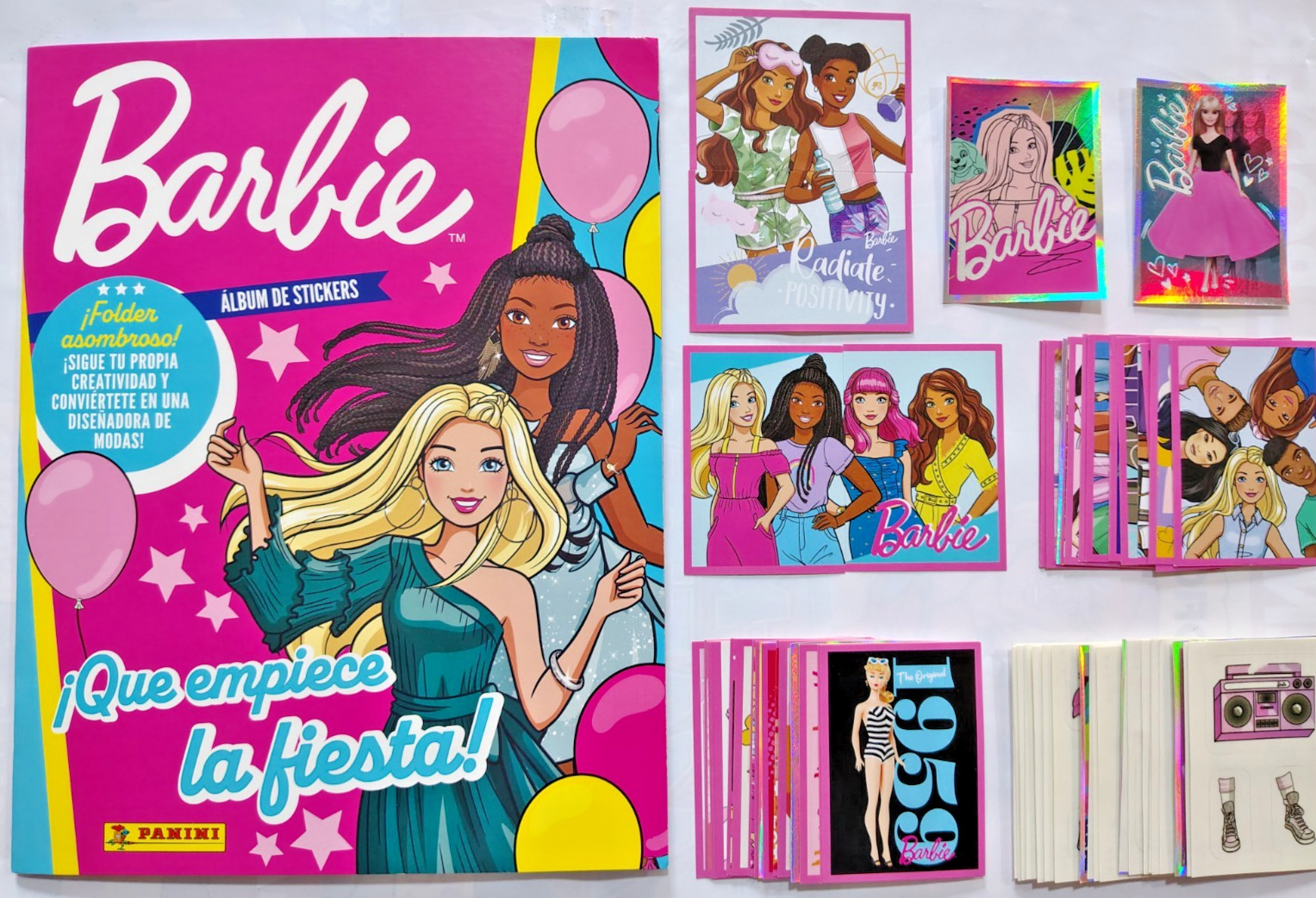 BARBIE 65TH ANNIVERSARY PANINI 2024 PANINI - ALBUM + FULL SET 192/192 STICKERS BARBIE 65TH ANNIVERSARY PANINI 2024 PANINI - ALBUM + FULL SET 192/192 STICKERS