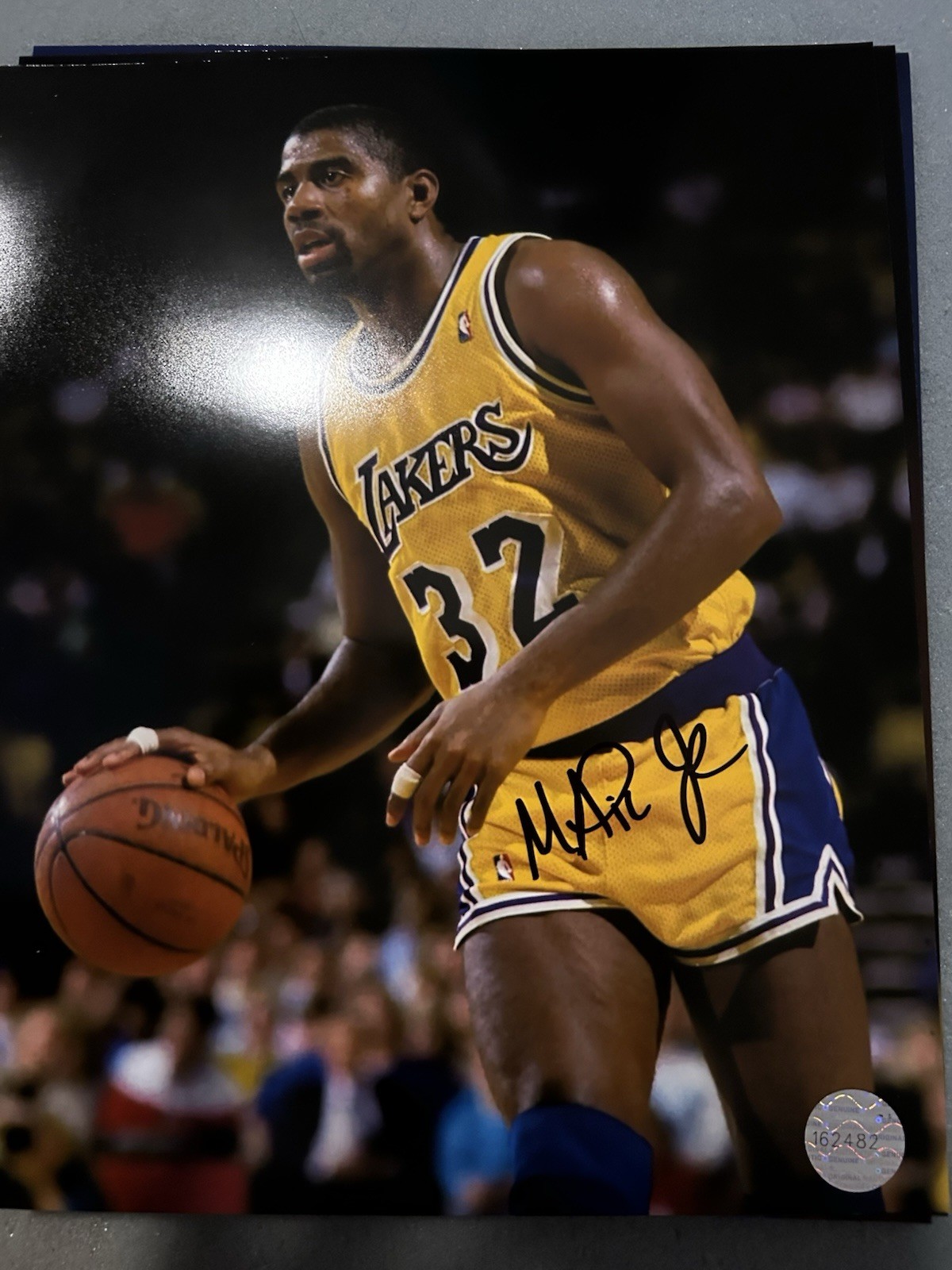 Magic Johnson Autographed Photo 8 X 10 With Coa Magic Johnson Autographed Photo 8 X 10 With Coa