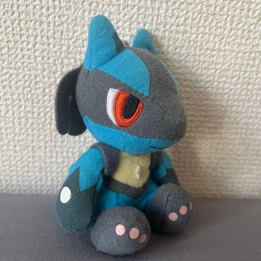 2012 Pokemon Center Limited Mascot Plush Lucario Doll 26a