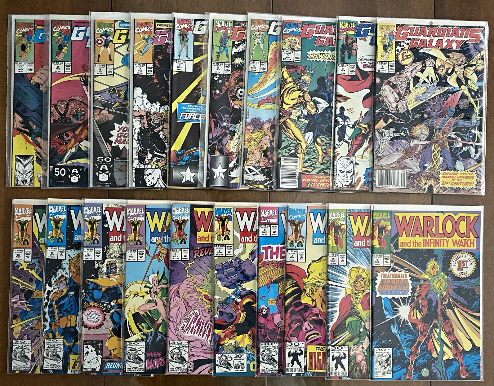 Marvel Warlock and the Infinity Watch 1-10 Guardians of the Galaxy1-10(Lot of20) Marvel Warlock and the Infinity Watch 1-10 Guardians of the Galaxy1-10(Lot of20)