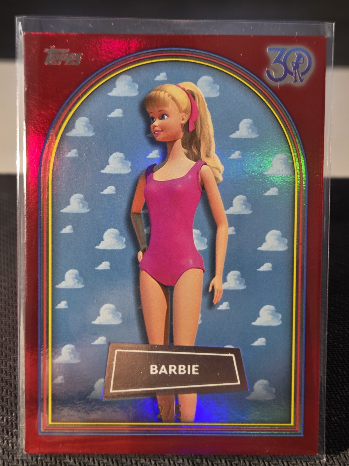Barbie Topps 2025 Disney Pixar Toy Story 30 Years & Beyond #66 Red /5 Debut Barbie Topps 2025 Disney Pixar Toy Story 30 Years & Beyond #66 Red /5 Debut