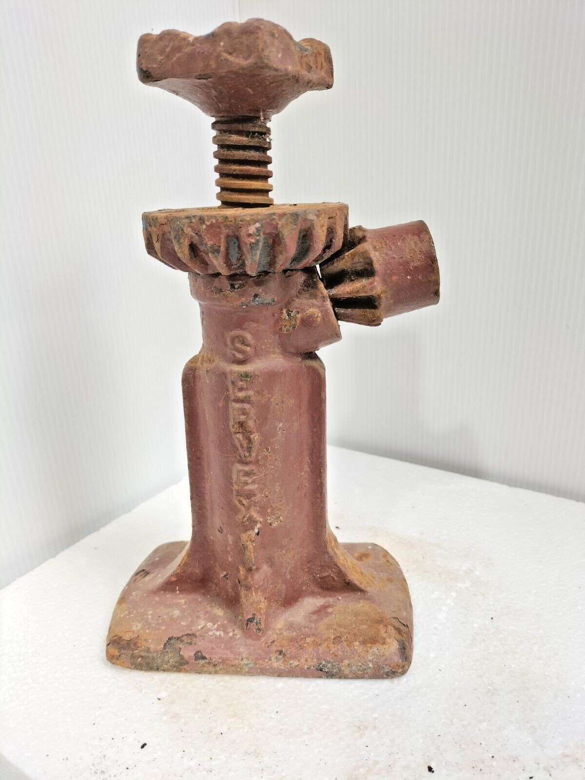 Vintage Car Jack Cast Iron Servex 1. Australia Screw jack - unrestored - AF Vintage Car Jack Cast Iron Servex 1. Australia Screw jack - unrestored - AF