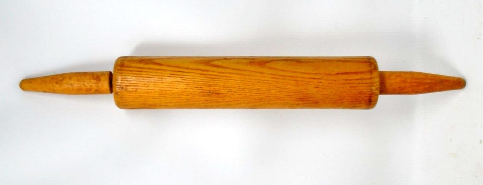 Vintage Large Wooden Rolling Pin Turn Handles 19” Long Farmhouse Primitive Vintage Large Wooden Rolling Pin Turn Handles 19” Long Farmhouse Primitive