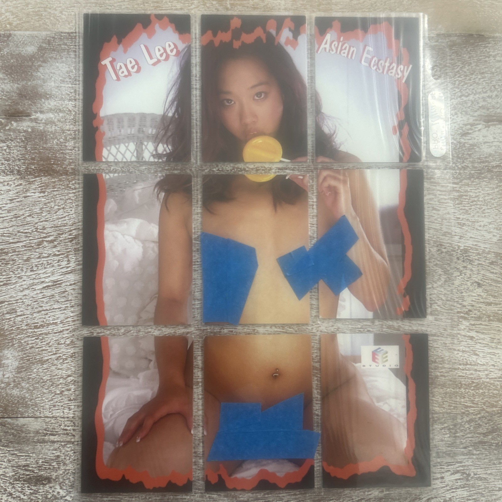 2003 Studio E Asian Ecstasy Tae Lee 9-Trading Card Puzzle Set NM+ Condition. 2003 Studio E Asian Ecstasy Tae Lee 9-Trading Card Puzzle Set NM+ Condition.