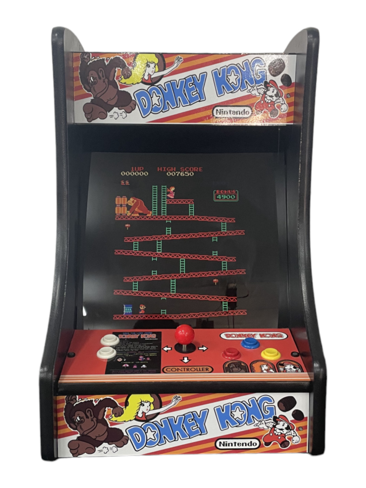 Donkey Kong Countertop Arcade Machine Upgraded with 60 Games Donkey Kong Countertop Arcade Machine Upgraded with 60 Games