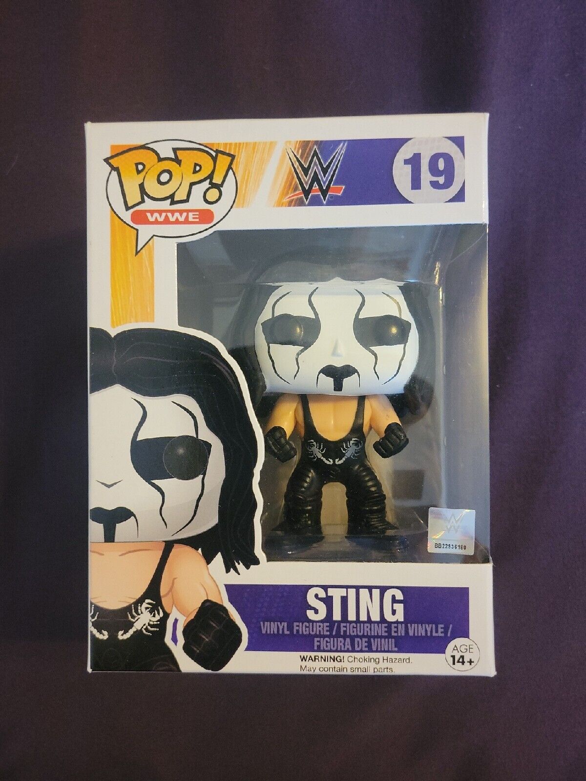 WWE Sting Funko Pop #19. New in Box.