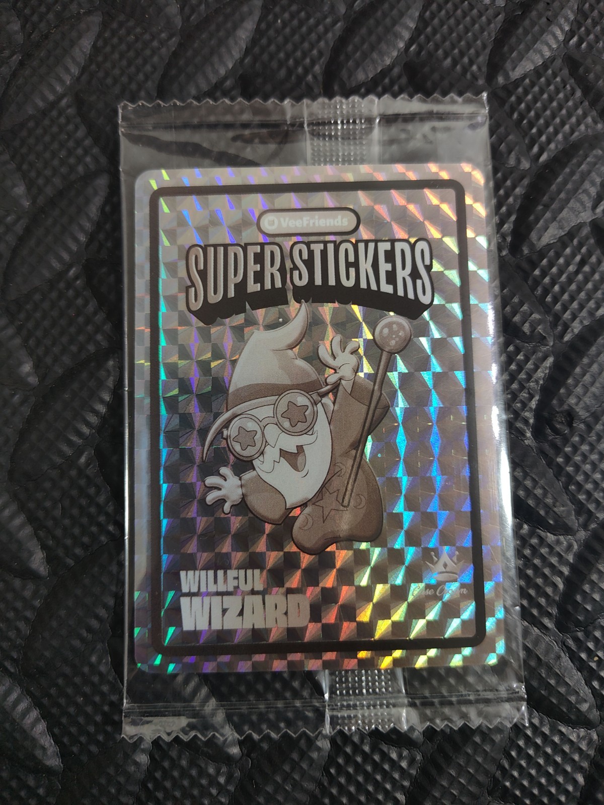 2026 VeeFriends Collectible Coins "Willful Wizard" Case Crown Sticker Silver
