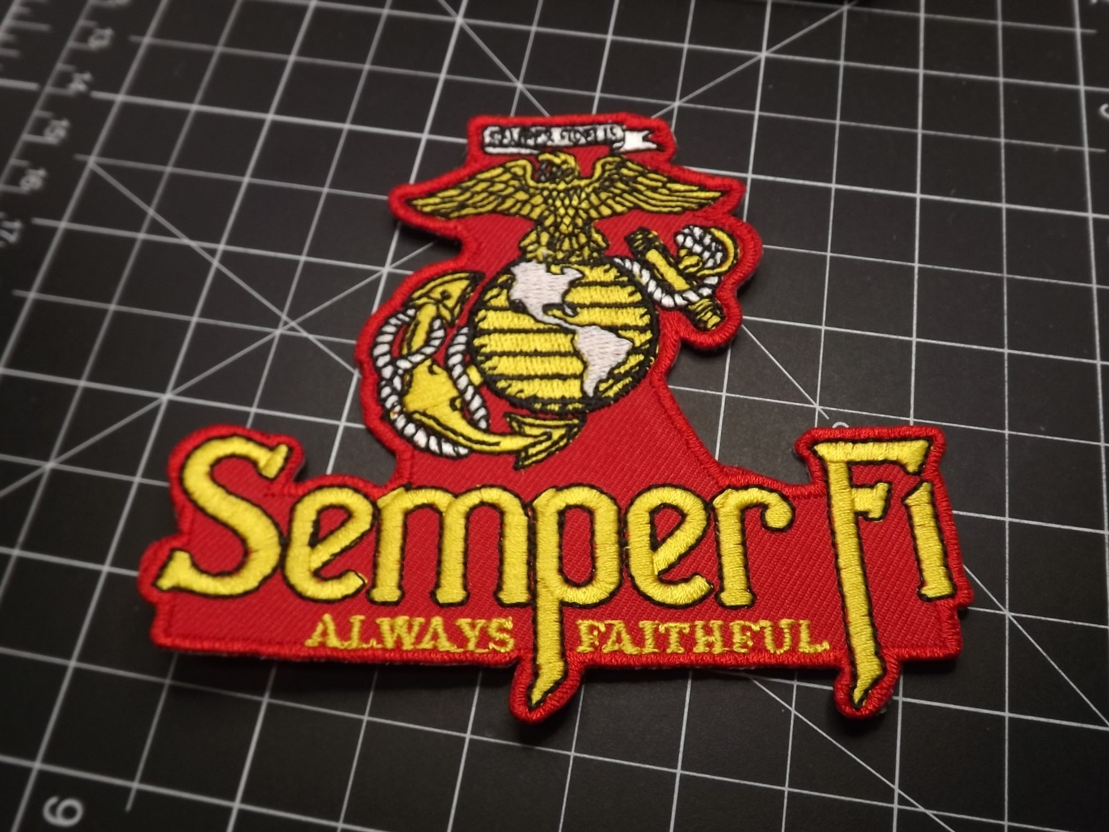U.S. Marine Corps "SEMPER FI-EGA" PATCH BRAND NEW IRON-ON USMC APPROVED U.S. Marine Corps "SEMPER FI-EGA" PATCH BRAND NEW IRON-ON USMC APPROVED
