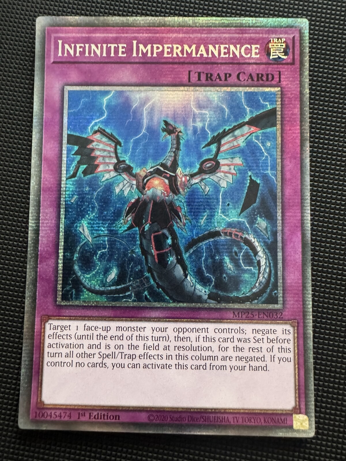 Yugioh Infinite Impermanence MP25-EN032 Starlight Rare 2025 Mega-Pack 1st Ed NM