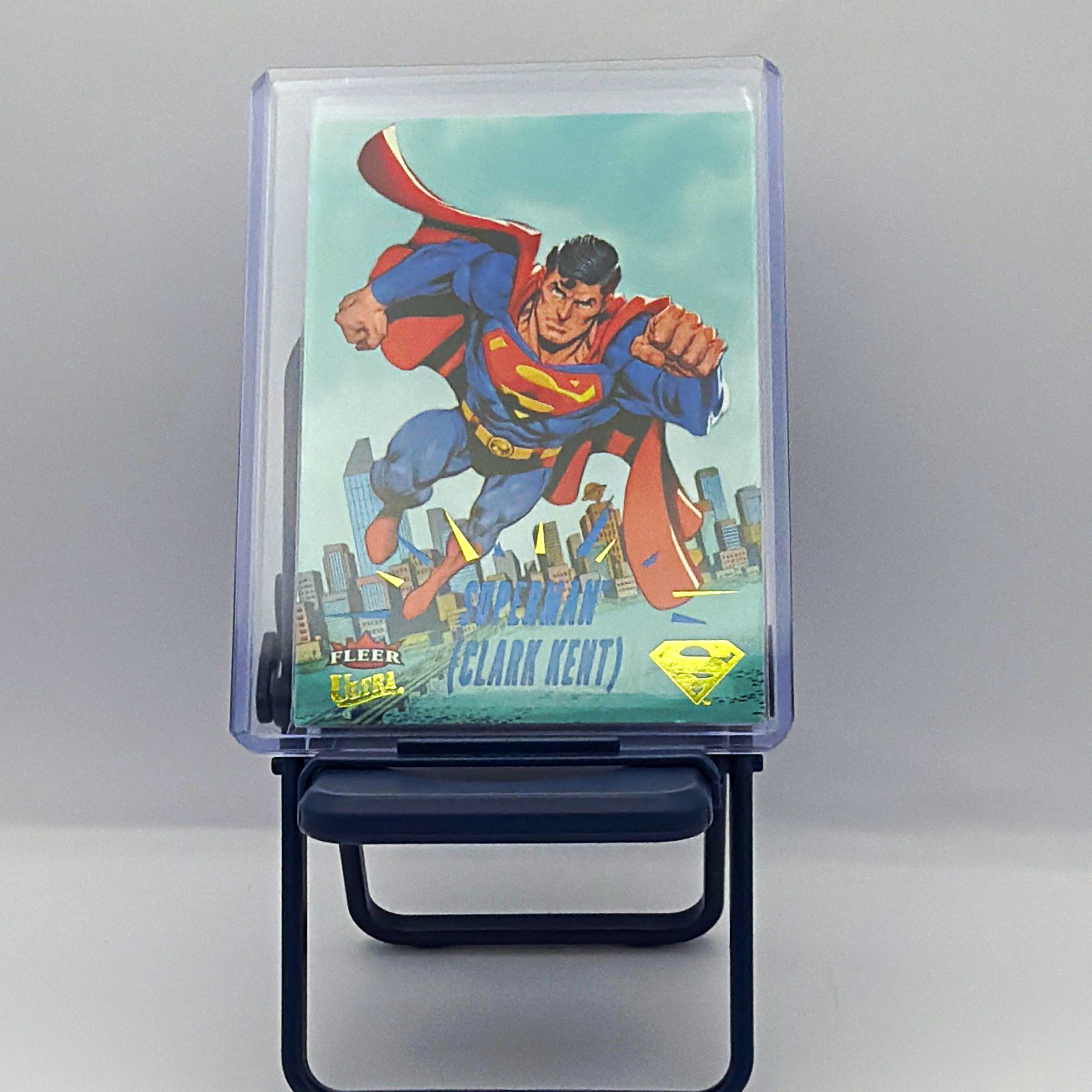 Fleer Ultra Superman 1996 Insert #44 Superman (Clark Kent) 251/252 numbered Fleer Ultra Superman 1996 Insert #44 Superman (Clark Kent) 251/252 numbered