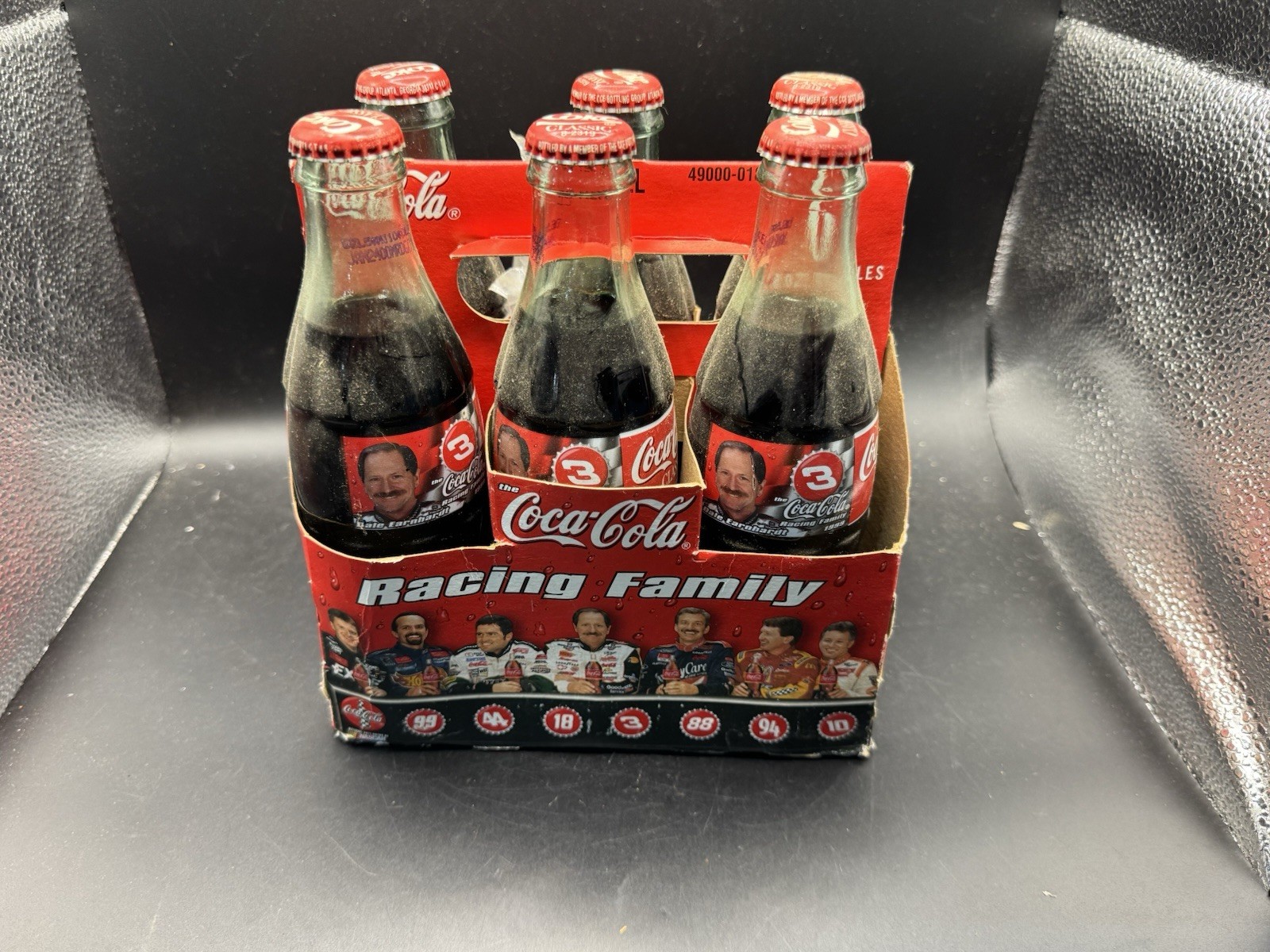 1999 Coca Cola Dale Earnhardt Sr #3 6 Pack Glass Bottles NASCAR Racing 1999 Coca Cola Dale Earnhardt Sr #3 6 Pack Glass Bottles NASCAR Racing