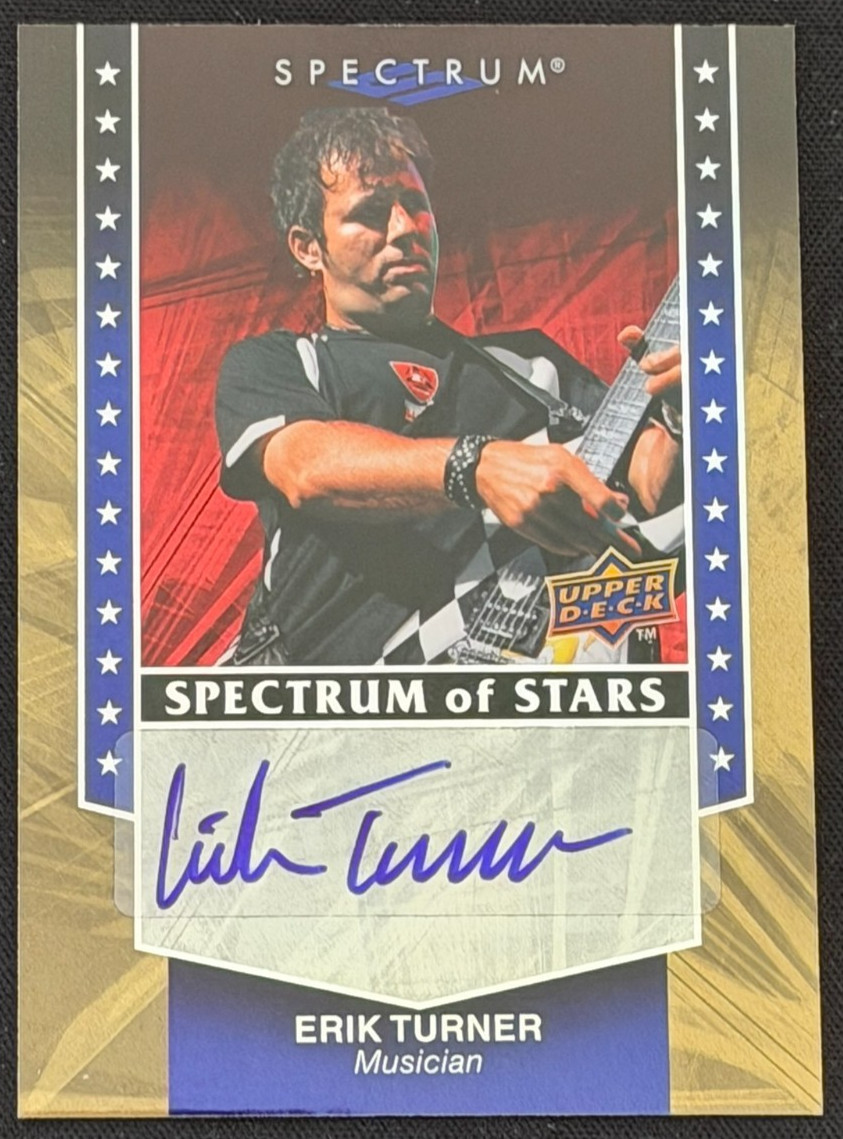 Erik Turner 2008 Upper Deck Spectrum Of Stars Auto SSS-ET Warrant Erik Turner 2008 Upper Deck Spectrum Of Stars Auto SSS-ET Warrant