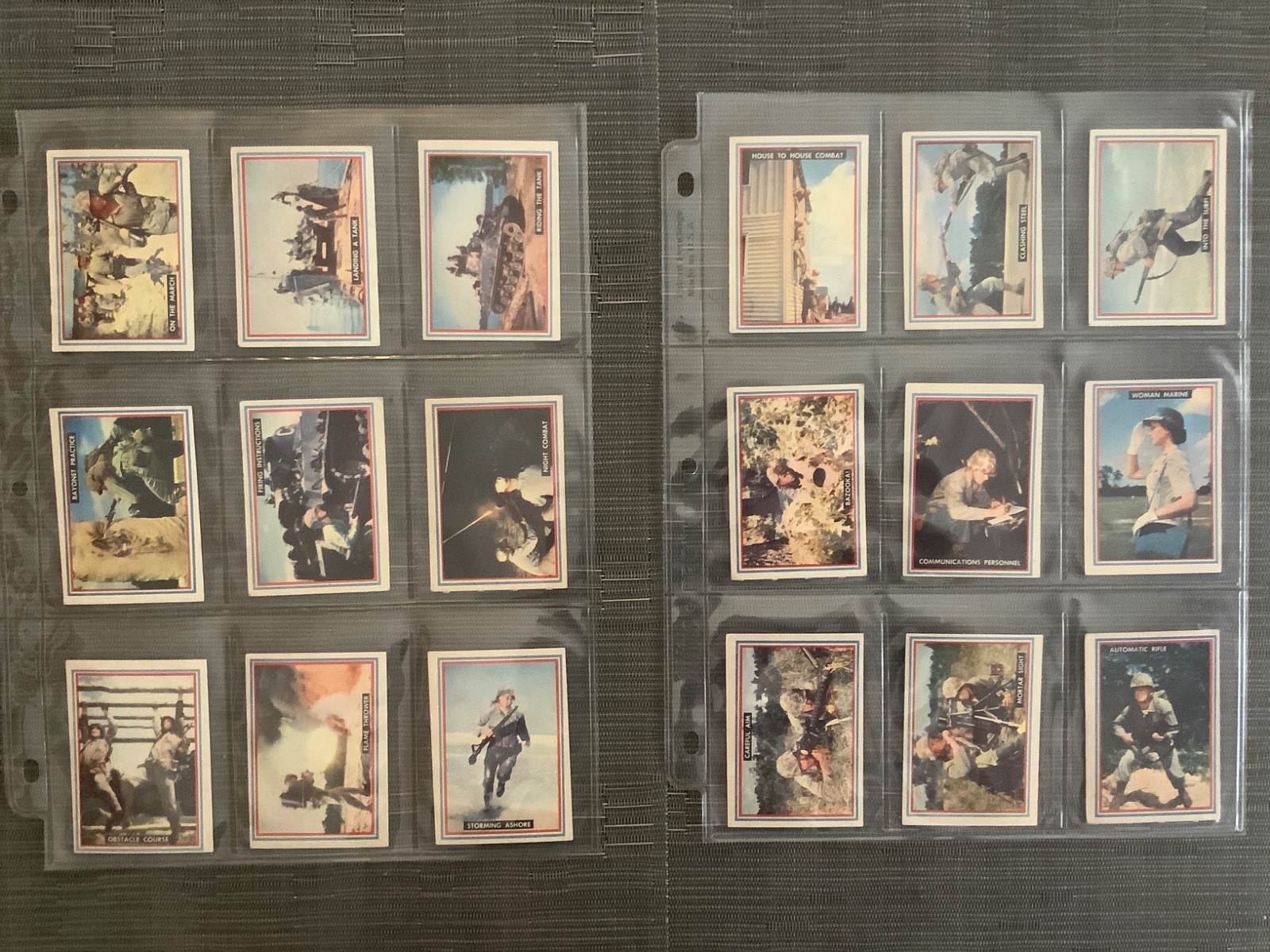 1953 Topps Fighting Marines Complete Set, 96 Cards, VG-EX+, w/ PSA Graded #1 1953 Topps Fighting Marines Complete Set, 96 Cards, VG-EX+, w/ PSA Graded #1