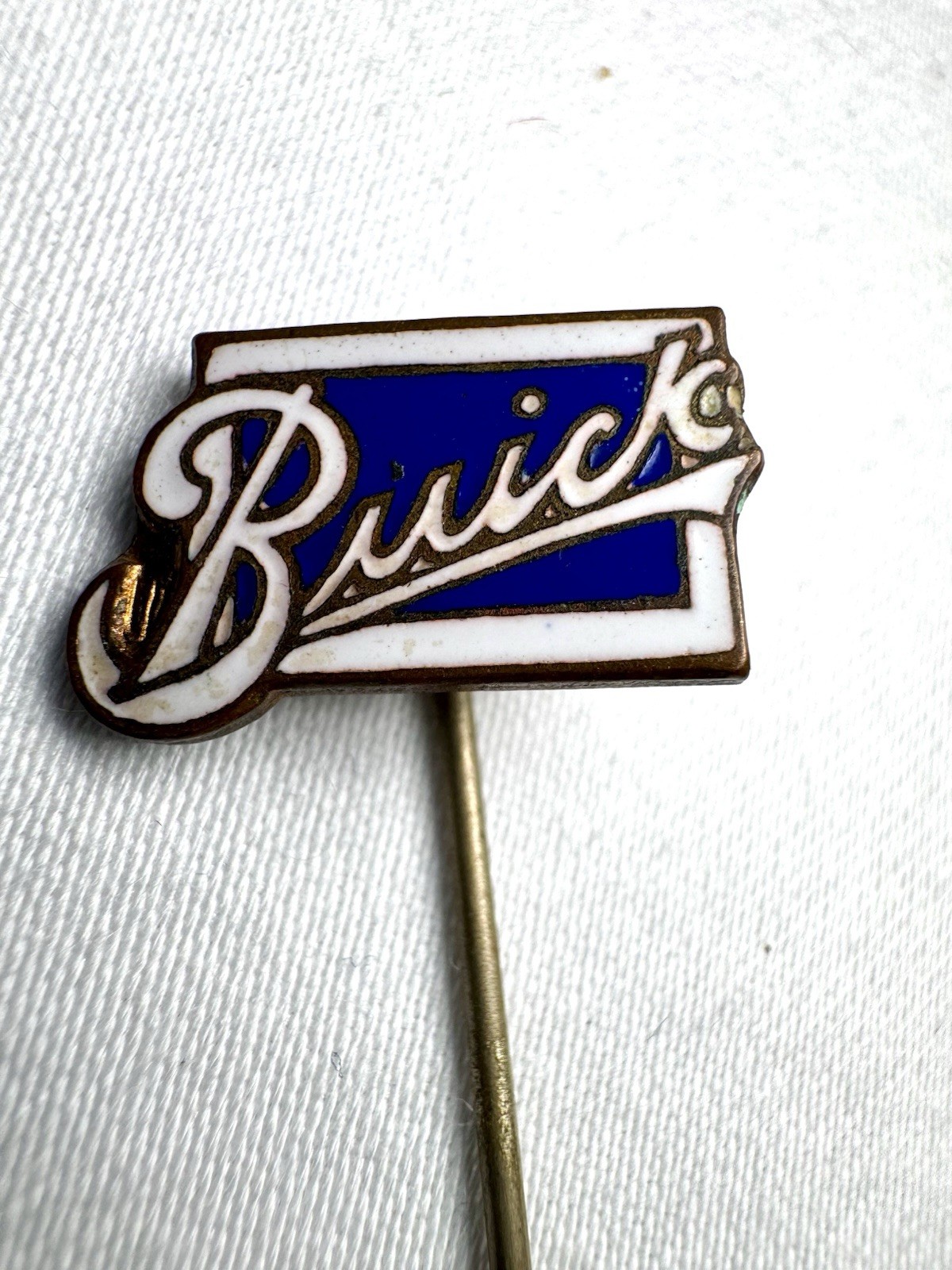 Vintage Buick Enamel Stick Hat Lapel Pin Whitehead Hoag Co Newark NJ Automotive