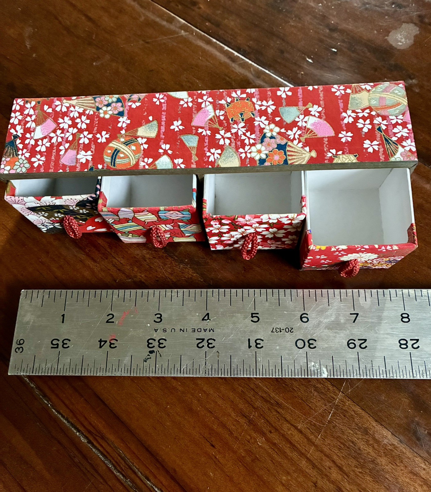 Vintage Japanese Style Mini Drawer Chest Trinket Jewelry Desk Organizer Vintage Japanese Style Mini Drawer Chest Trinket Jewelry Desk Organizer