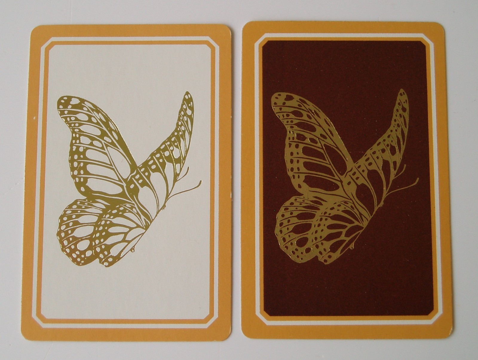 2 Vtg Butterfly Single Swap Playing Cards Great for Collecting Scrapbooking Art 2 Vtg Butterfly Single Swap Playing Cards Great for Collecting Scrapbooking Art