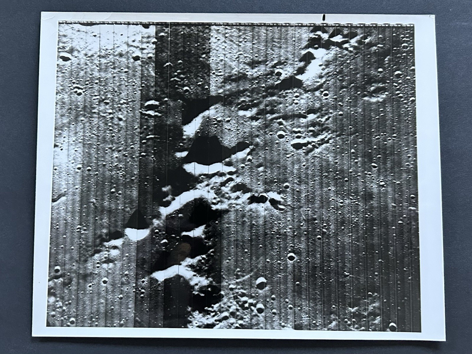 1966 NASA Langley Research “Moon Surface Sea Of Tranquility Region” Photograph 1966 NASA Langley Research “Moon Surface Sea Of Tranquility Region” Photograph
