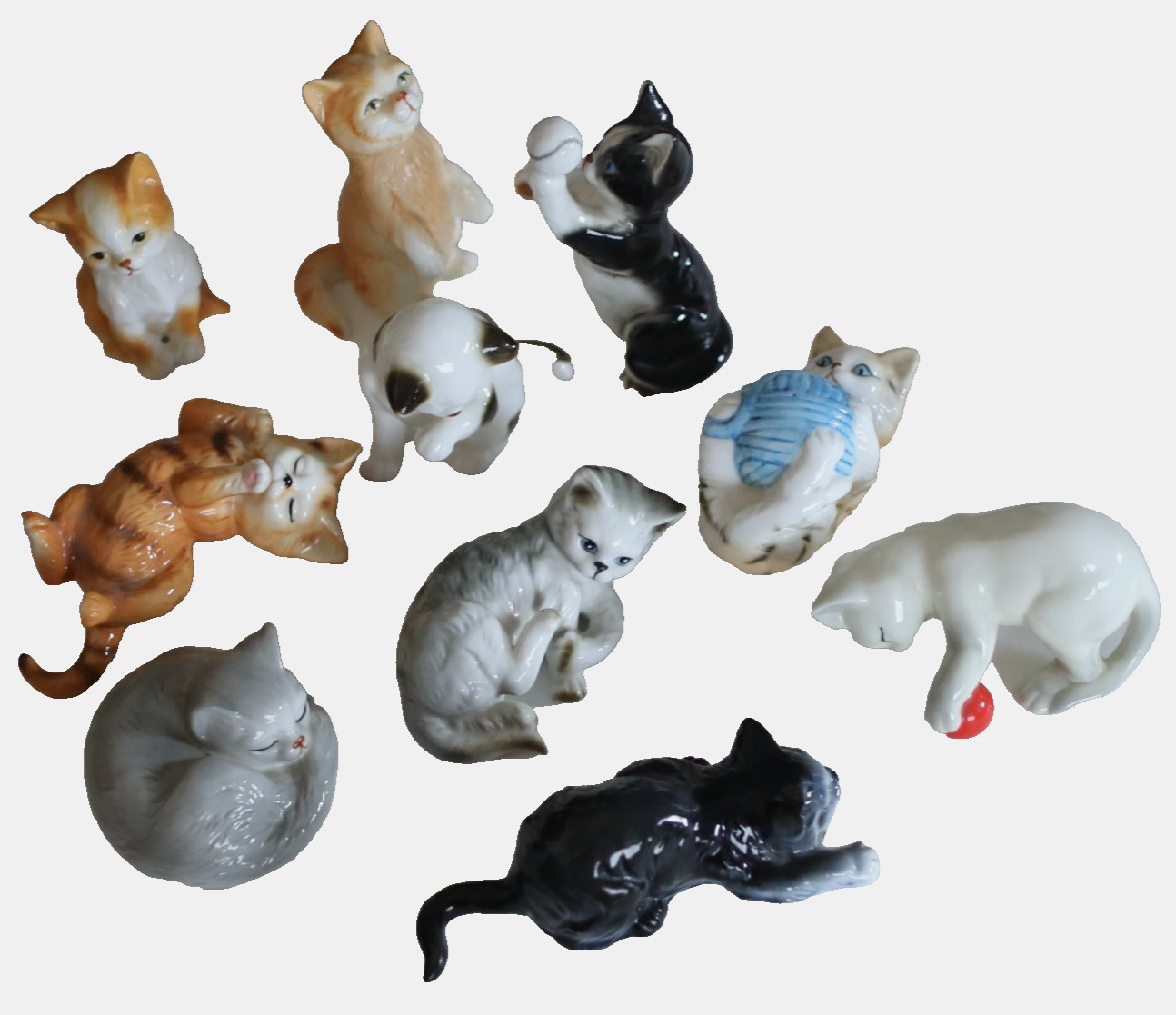 Lot of 10 Danbury MINT “Cats Of Character” Figurine Collection Fine Bone China Lot of 10 Danbury MINT “Cats Of Character” Figurine Collection Fine Bone China