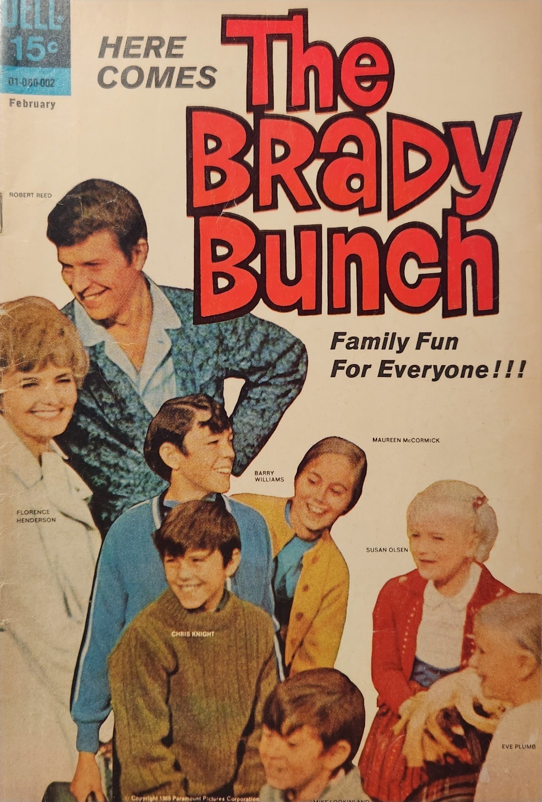1970 1st Brady Bunch comic - Dell - Photo Cover - Rare - TV