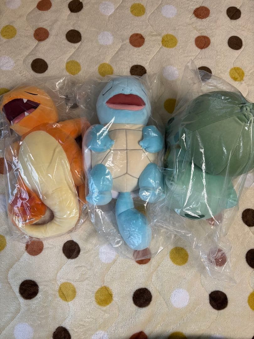 Pokmon Sleep Bulbasaur Charmander Squirtle 3-Pack Plush Set Pokmon Sleep Bulbasaur Charmander Squirtle 3-Pack Plush Set