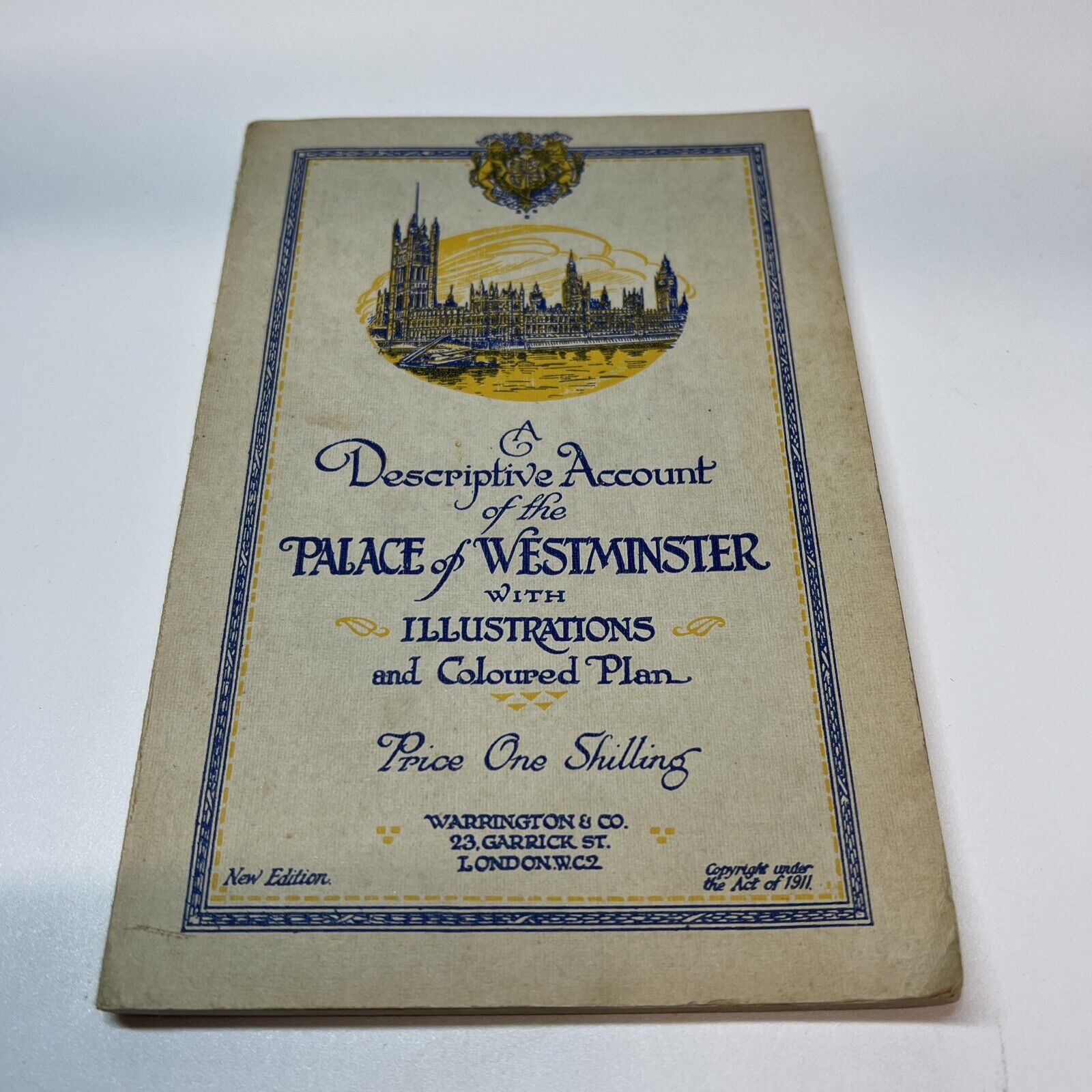 Descriptive Account of the Palace Westminister ︱Illustrations ︱1911︱The Palace︱