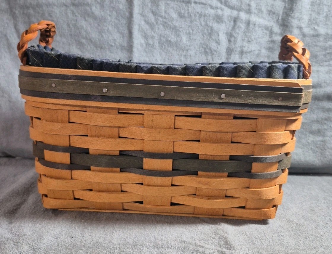 Longaberger 1997 Collectors Club Basket Edition 3-Pc Set Liner & Protector EXC