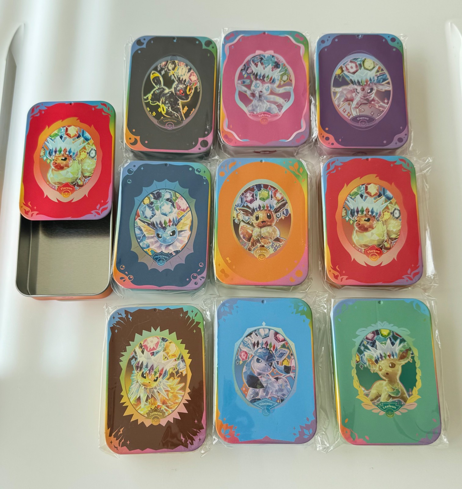 Pokemon Eeveelution 9 Metal Tin Box 2026 Prismatic Evolutions Pokemon Eeveelution 9 Metal Tin Box 2026 Prismatic Evolutions