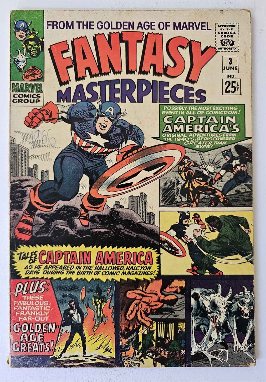 Fantasy Masterpieces #3 (Marvel Comics June 1966) Fantasy Masterpieces #3 (Marvel Comics June 1966)