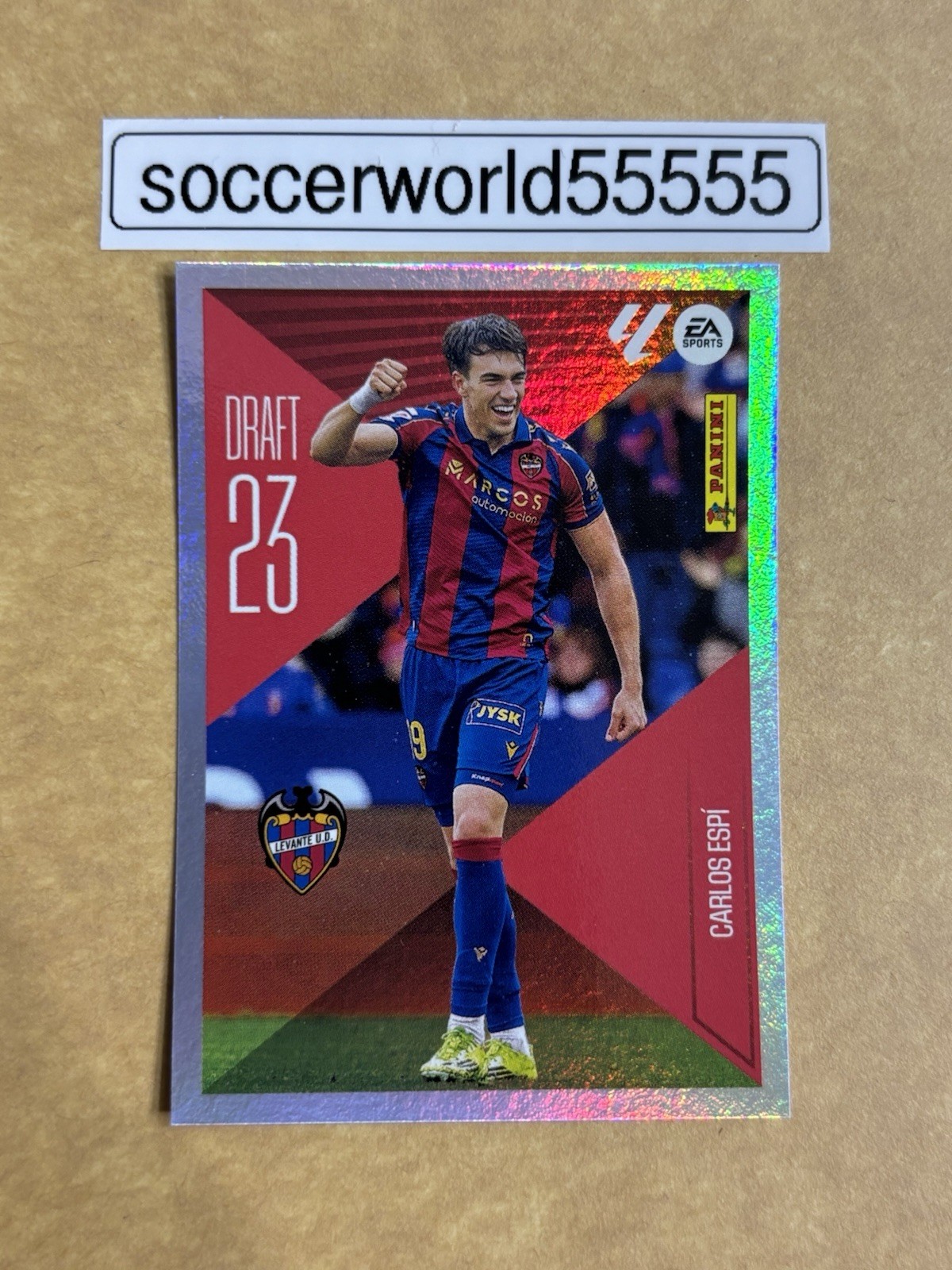 PANINI LA LIGA 2026/27 - Sticker No DRAFT 23/4 - CARLOS ESPI