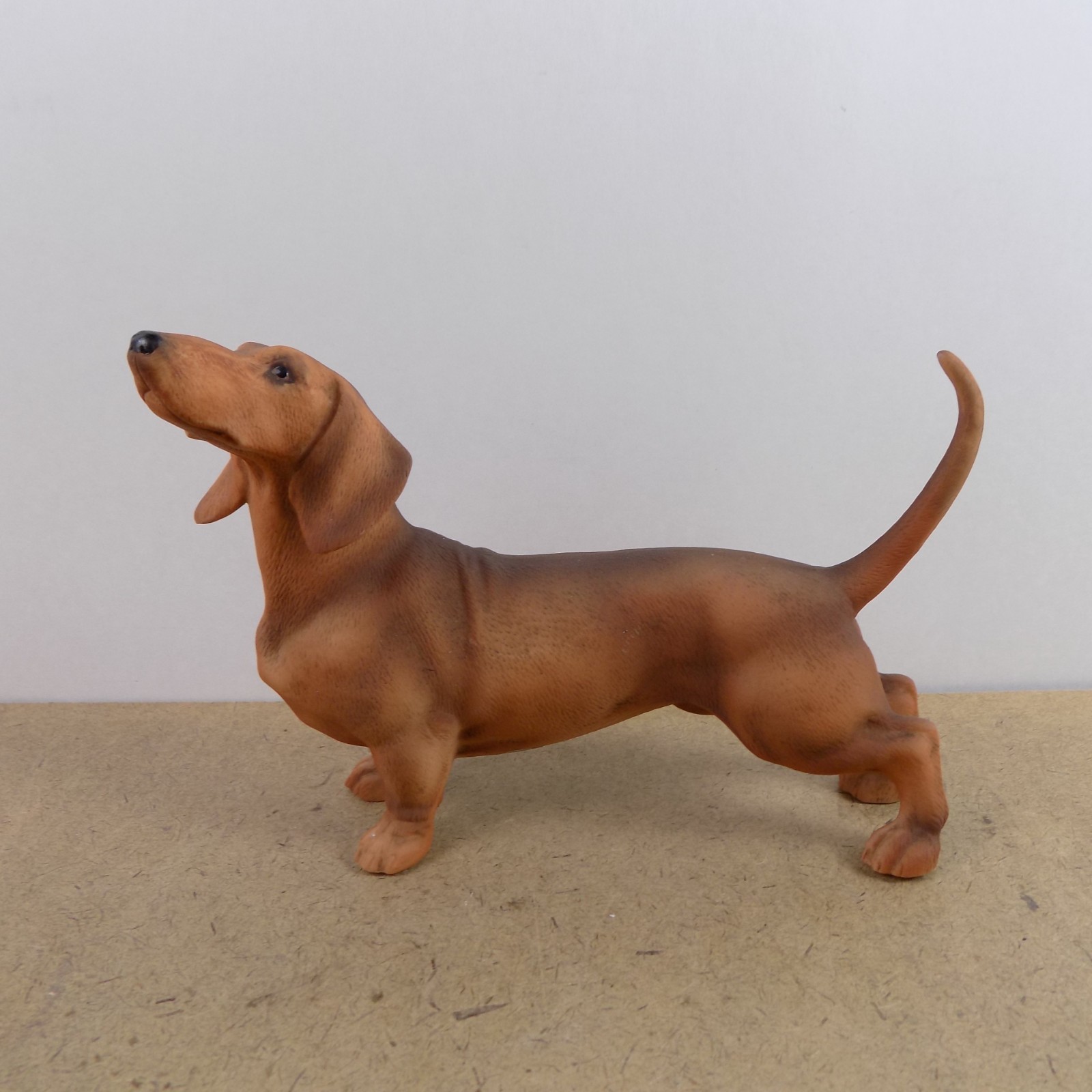Andrea by Sadek Dachshund Figurine Porcelain 7" x 5" VGC Cute Dog Andrea by Sadek Dachshund Figurine Porcelain 7" x 5" VGC Cute Dog