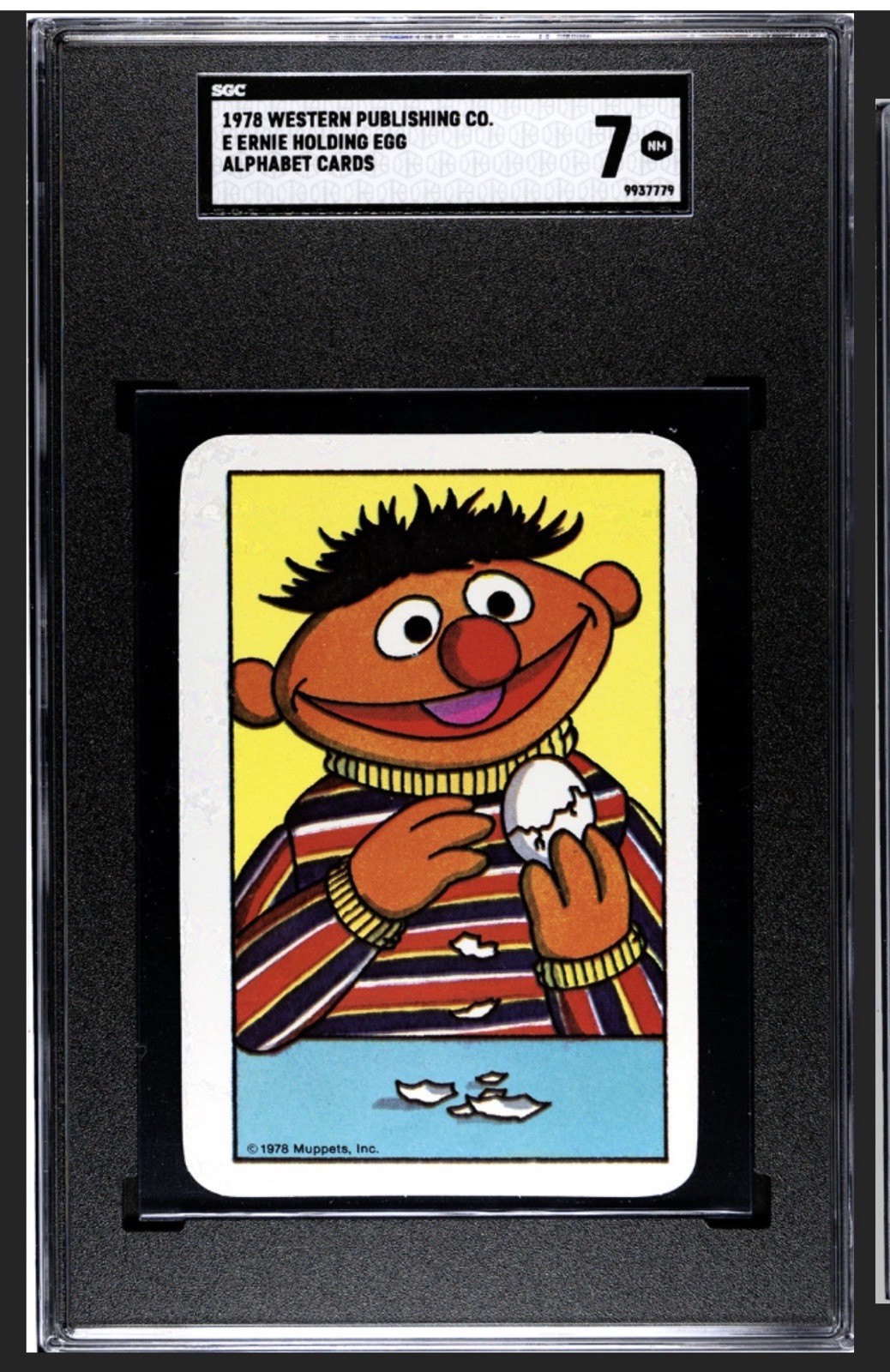 *Rare 1978 SESAME STREET Alphabet Bert Ernie Rookie Card SGC 7 Nm *Rare 1978 SESAME STREET Alphabet Bert Ernie Rookie Card SGC 7 Nm