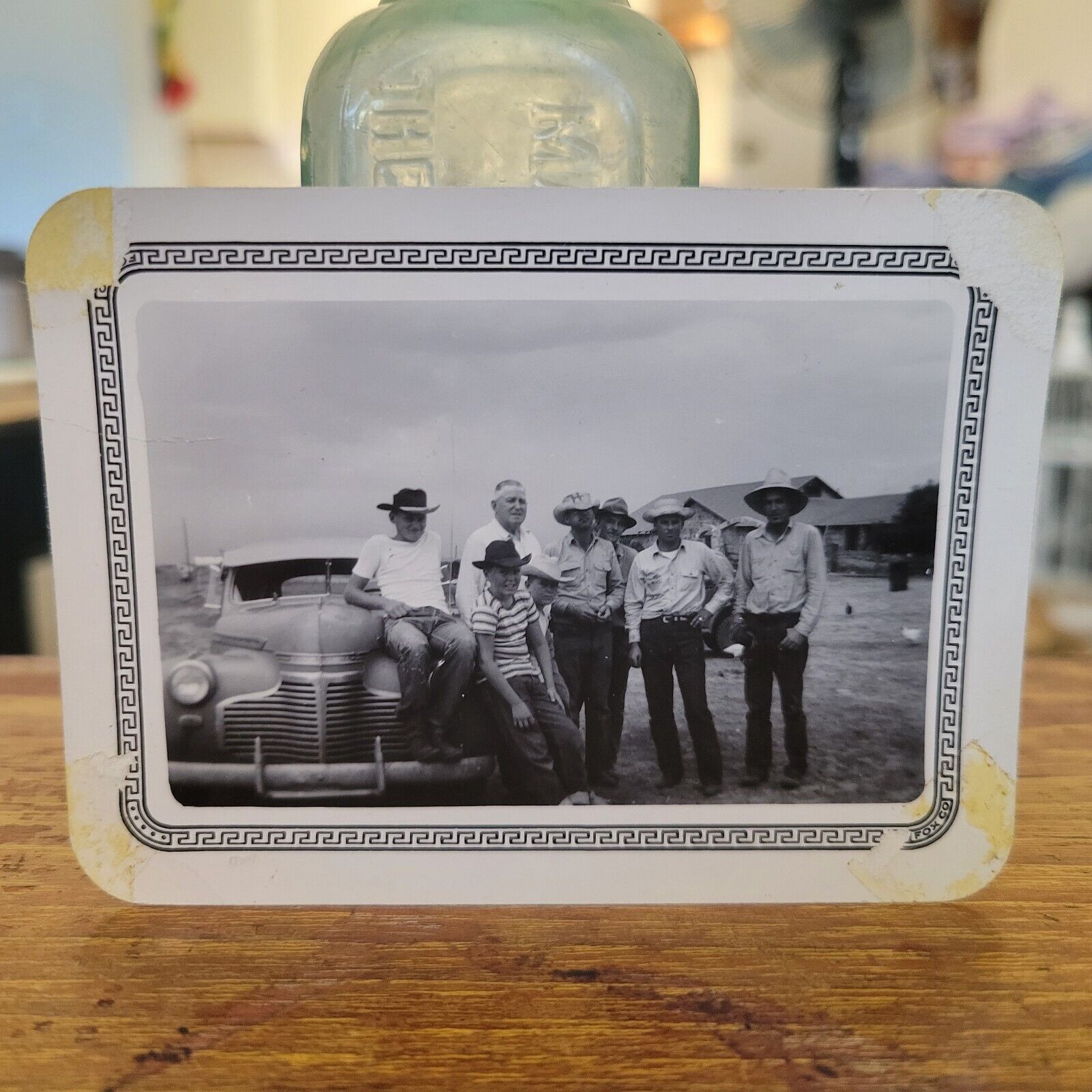 Vintage 1940s San Antonio Texas Snapshot Photograph Men Boys