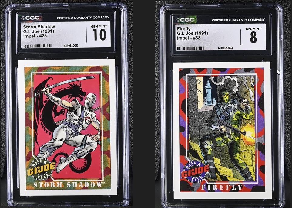 1991 Impel G.I. Joe Storm Shadow #28 CGC 10 w/ Firefly bonus 1991 Impel G.I. Joe Storm Shadow #28 CGC 10 w/ Firefly bonus