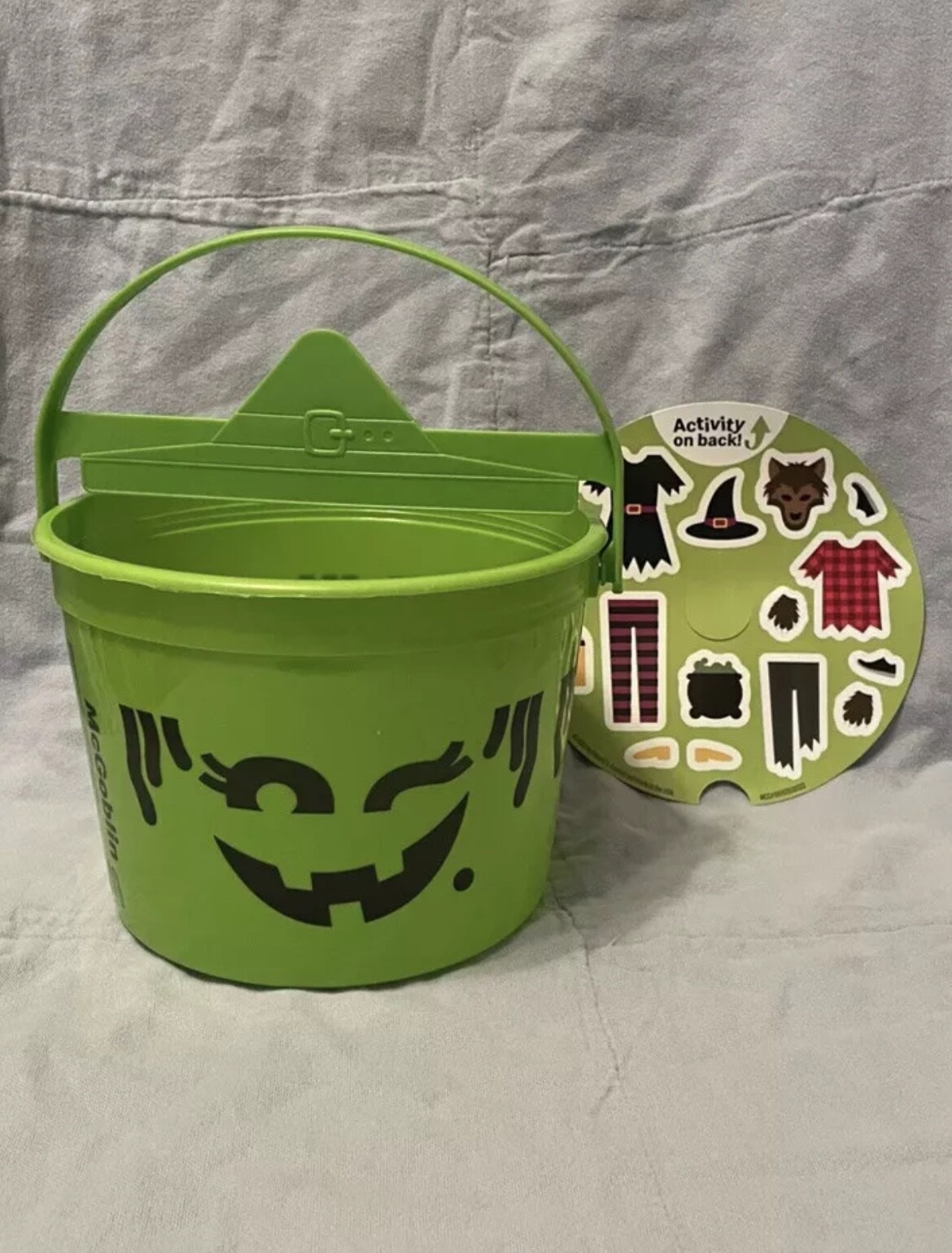NEW HUGE VOLUME DISCOUNT McDonald's Happy Meal Halloween Boo Bucket Pick a Fav NEW HUGE VOLUME DISCOUNT McDonald's Happy Meal Halloween Boo Bucket Pick a Fav