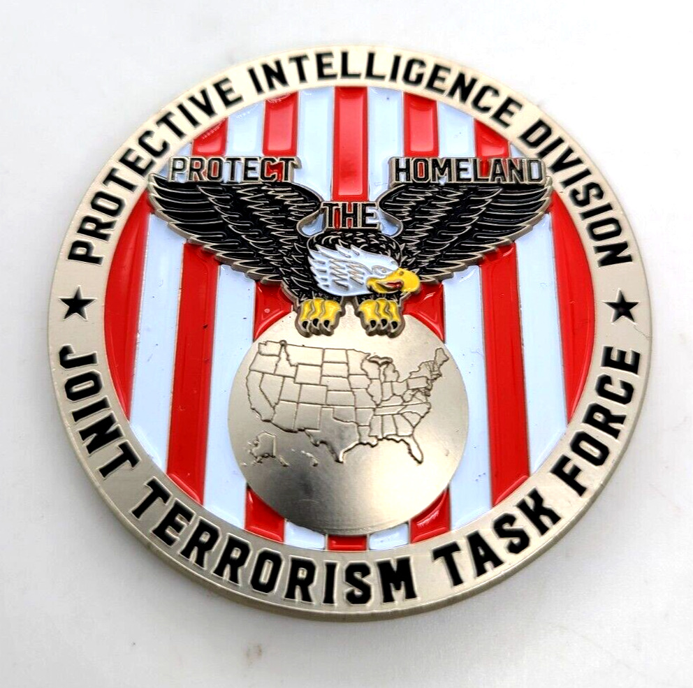 USSS US Secret Service PID JJTF JOINT TERRORISM TASK FORCE Challenge Coin