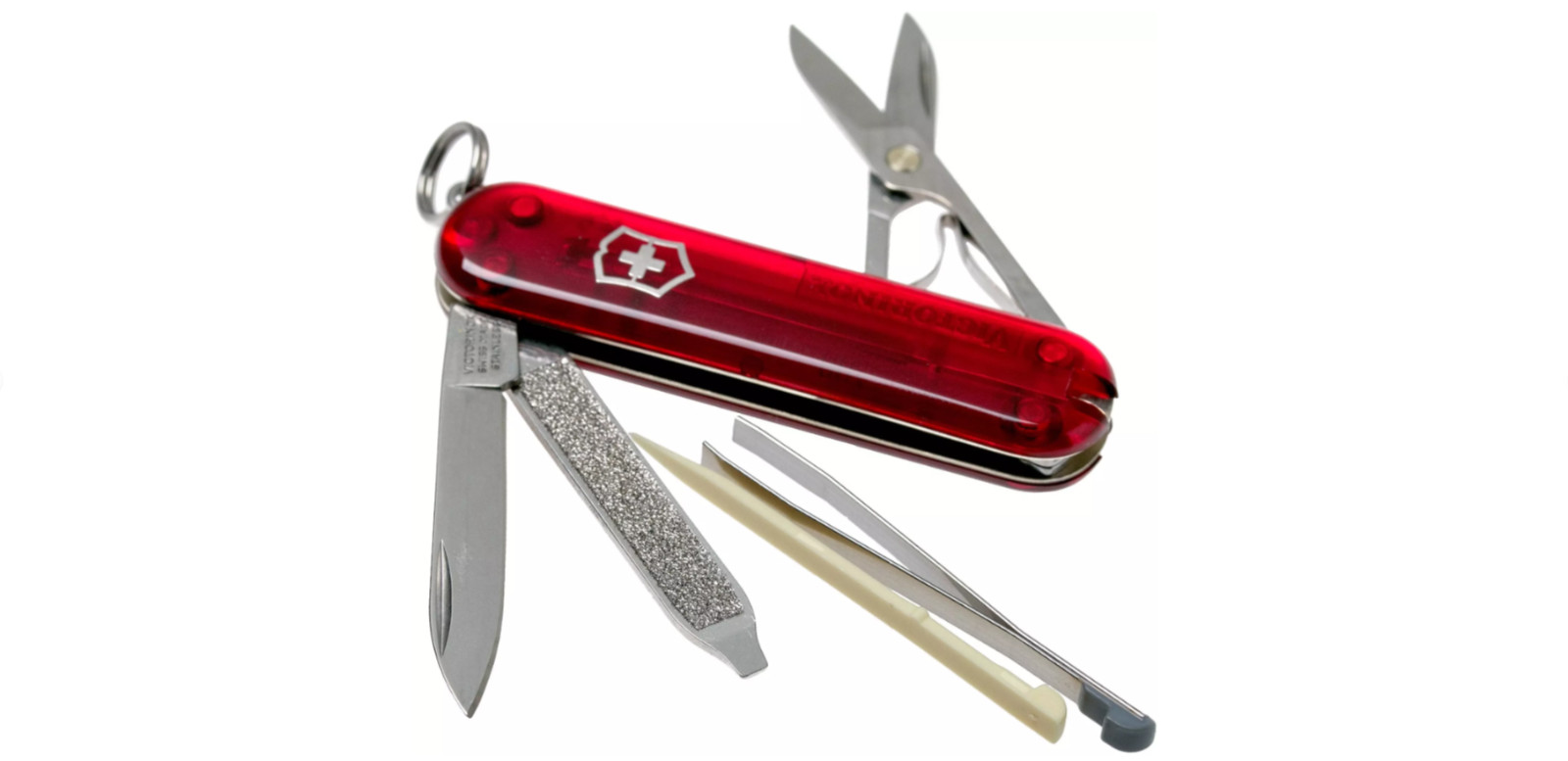 Victorinox Classic SD Swiss Army Knife Translucent Ruby NEW WITHOUT BOX