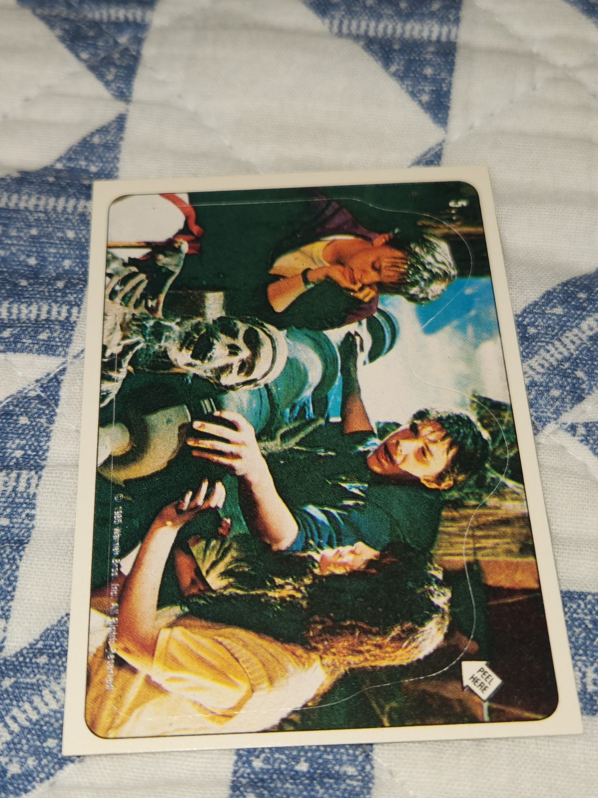 1985 Topps The Goonies Stickers #5 Goonies Side Puzzle Piece 1985 Topps The Goonies Stickers #5 Goonies Side Puzzle Piece