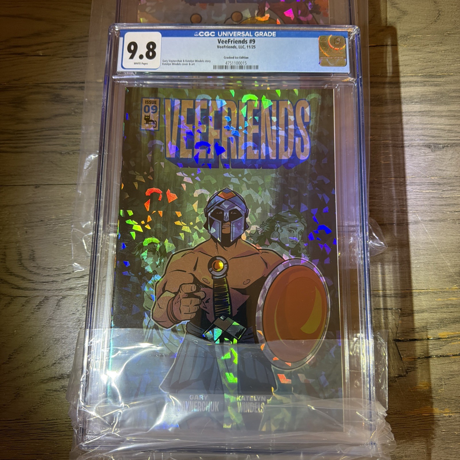 Veefriends Comic #9 Cracked Ice Variant /199 Kind Warrior CGC 9.8 Veefriends Comic #9 Cracked Ice Variant /199 Kind Warrior CGC 9.8