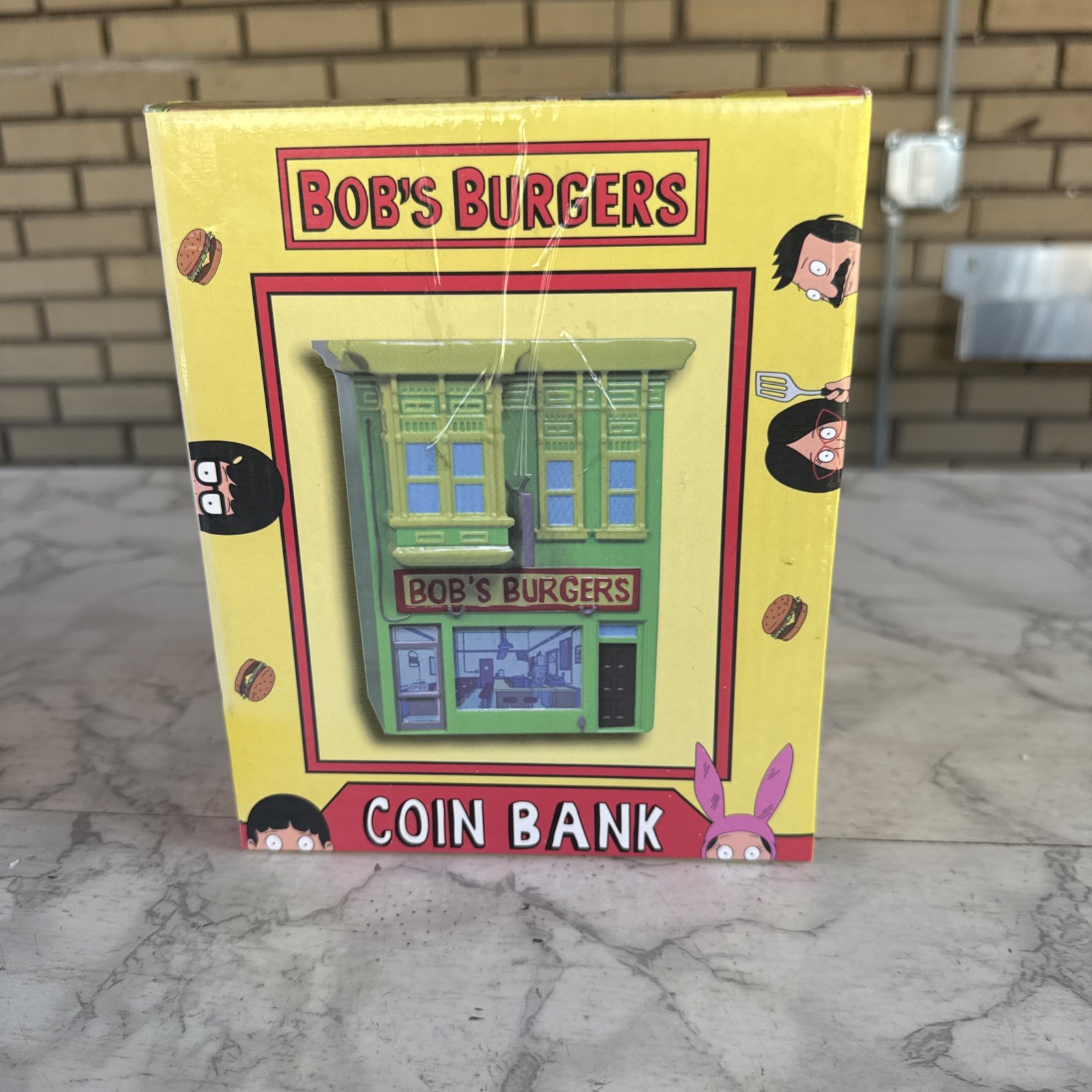 2017 Bobs Burgers Coin Bank - RARE 2017 YEAR Production - OPEN BOX 2017 Bobs Burgers Coin Bank - RARE 2017 YEAR Production - OPEN BOX